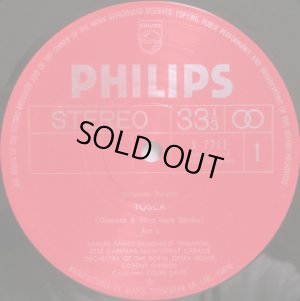 画像2: PHILIPS [2LP] デイヴィス,カバリエ,カレラス/プッチーニ 歌劇「トスカ」（全曲）