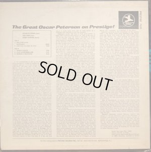 画像3: 米PRESTIGE オスカー・ピーターソン/ The Great Oscar Peterson on Prestige!