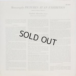 画像3: 米RCA ホロヴィッツ/ムソルグスキー「展覧会の絵」〜カーネギー・ホール・リサイタル