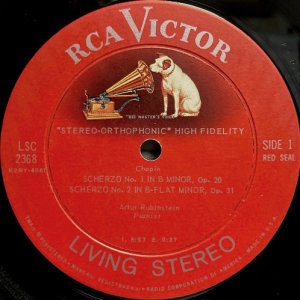 画像2: 米RCA [SD] ルービンシュタイン／ショパン ４つのスケルツォ