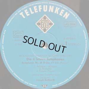 画像2: 独TELEFUNKEN [2枚組] カイルベルト/モーツァルト 後期４大交響曲集