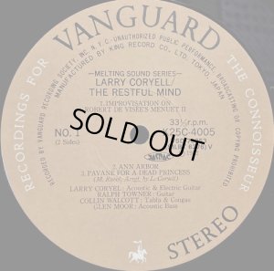 画像2: VANGUARD ラリー・コリエル／THE RESTFUL MIND〜亡き王女のためのパヴァーヌ