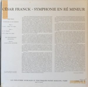 画像3: 仏VSM シルヴェストリ/フランク 交響曲 ニ短調