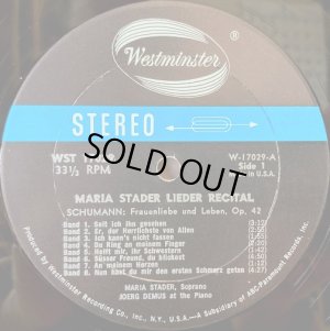 画像2: 米Westminster マリア・シュターダー&イェルク・デムス／リート・リサイタル