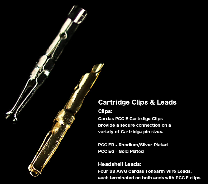 CARDAS カルダス／PCC E R　カーリッジ・リードワイヤー端子(ロジウムメッキ・タイプ)