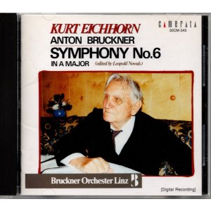 画像: [中古CD] CAMERATA アイヒホルン＆リンツ・ブルックナー管弦楽団／ブルックナー 交響曲第6番