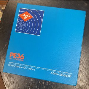 画像: [中古アイテム] Agfa アグファ／10号録音テープ PE36 (オープンリール)