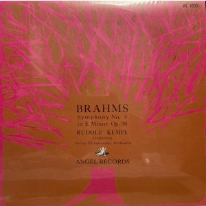 画像: ANGEL ケンペ＆ベルリン・フィル/ブラームス  交響曲第4番