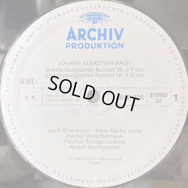 画像6: 独ARCHIV [バラ２枚セット] バウムガルトナー/J.S.バッハ ブランデンブルク協奏曲全集