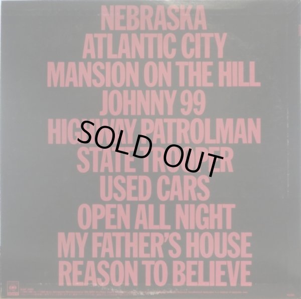 画像3: CBS [バラ2枚セット] ブルース・スプリングスティーン／「NEBRASKA」「 BORN IN U.S.A.」