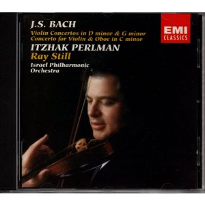画像: [中古CD] 欧EMI(蘭プレス) パールマン／J.S.バッハ ヴァイオリン協奏曲, ヴァイオリン&オーボエ協奏曲