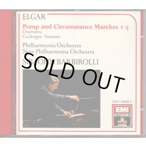画像: [中古CD] 英EMI バルビローリ／エルガー 威風堂々第1〜5番, 序曲コケイン, フロワッサール