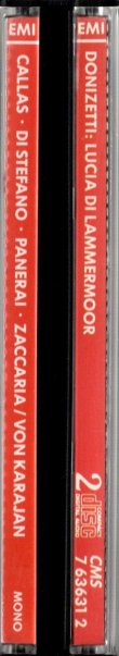 画像4: [中古CD] 欧EMI [2枚組] カラス&カラヤン, ライヴ／ドニゼッティ「ランメルモールのルチア」