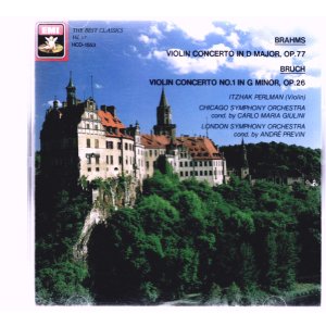画像: [中古CD] EMI パールマン／ブラームス＆ブルッフ ヴァイオリン協奏曲