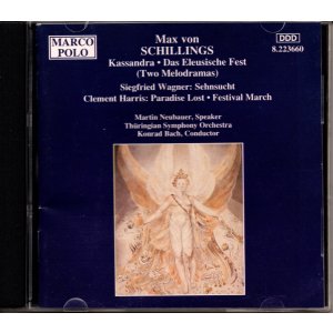 画像: [中古CD] 独MARCO POLO シリングス カサンドラ, エレウシスの祭り, S.ワーグナー 憧れ, C.ハリス 失楽園