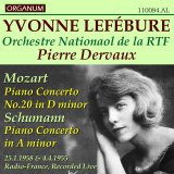 画像: [新品CD-R] ORGANUM イヴォンヌ・ルフェビュール、スタジオ・ライブ／モーツァルト ピアノ協奏曲第20番, シューマン ピアノ協奏曲