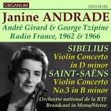 画像: [新品CD-R] ORGANUM ジャニーヌ・アンドラード, スタジオ・ライヴ/ シベリウス＆サン＝サーンス ヴァイオリン協奏曲