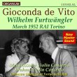 画像1: [新品CD-R] ORGANUM ジョコンダ・デ・ヴィート&フルトヴェングラー/メンデルスゾーン&ブラームス ヴァイオリン協奏曲