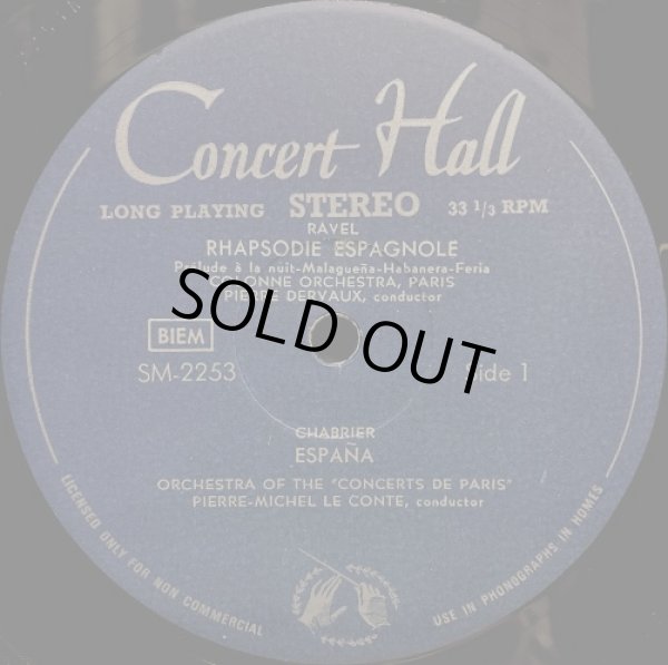 画像2: Concert Hall デルヴォー, コンテ, ゲール／スペインに因んだ音楽