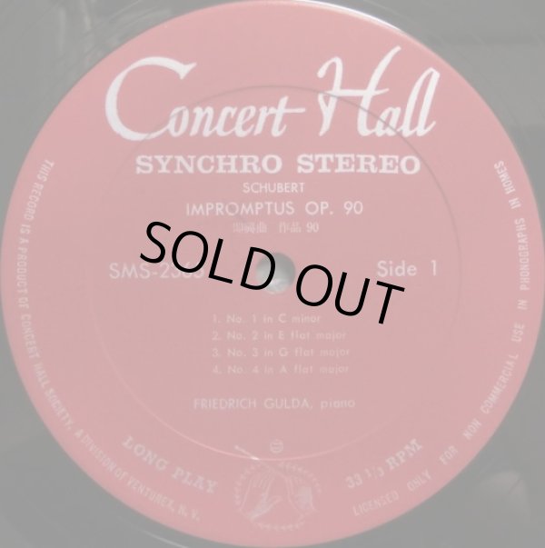 画像2: @Concert Hall グルダ　シューベルト 即興曲(４曲), 楽興の時(６曲)