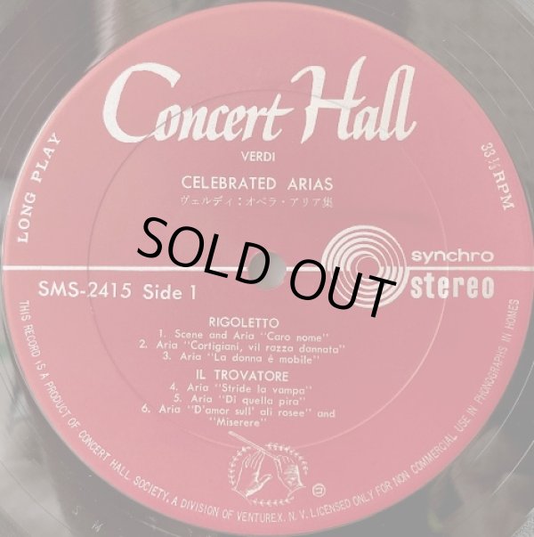 画像2: Concert Hall ヴェルディ、オペラ名アリア集