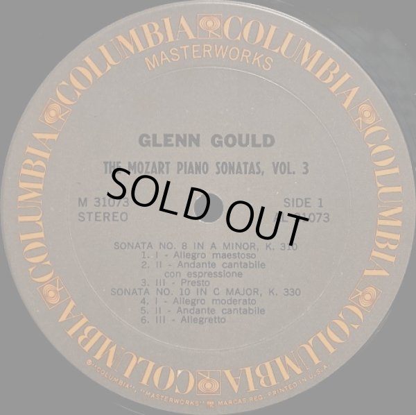 画像3: 米COLUMBIA [バラ2枚セット] グールド／モーツァルト ピアノ・ソナタ集Vol.3＆4