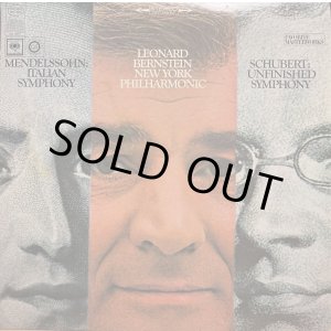 画像: 米COLUMBIA バーンスタイン/シューベルト 交響曲第8番「未完成」, メンデルスゾーン 交響曲第4番「イタリア」