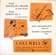 画像1: COLUMBIA フランチェスカッティ＆カサドシュ／フランク＆ドビュッシー ヴァイオリン・ソナタ集