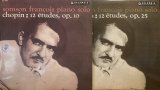 画像: COLUMBIA [10インチ、バラ2枚セット] フランソワ/ショパン 練習曲集OP.10, 25(全24曲)