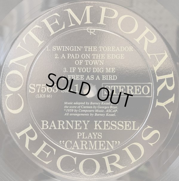 画像2: 米CONTEMPORARY バーニー・ケッセル／Barney Kessel Plays "Carmen"