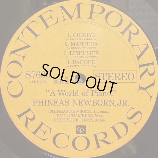 画像2: 米CONTEMPORARY フィニアス・ニューボーン／A World of Piano !