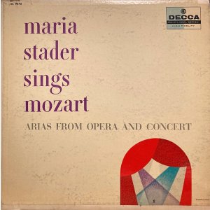 画像: 米DECCA マリア・シュターダー/モーツァルト オペラ＆コンサート・アリア集