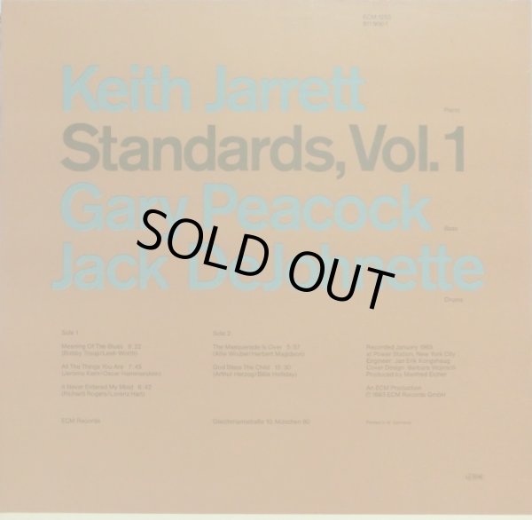 画像3: 独ECM KEITH JARETT／Standards Vol.1