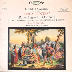 画像: 米EPIC エリオット・カーター バレエ組曲「ポカホンタス」, ピアノ・ソナタ