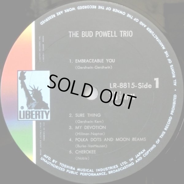 画像2: Liberty バド・パウエル／THE BUD POWELL TRIO