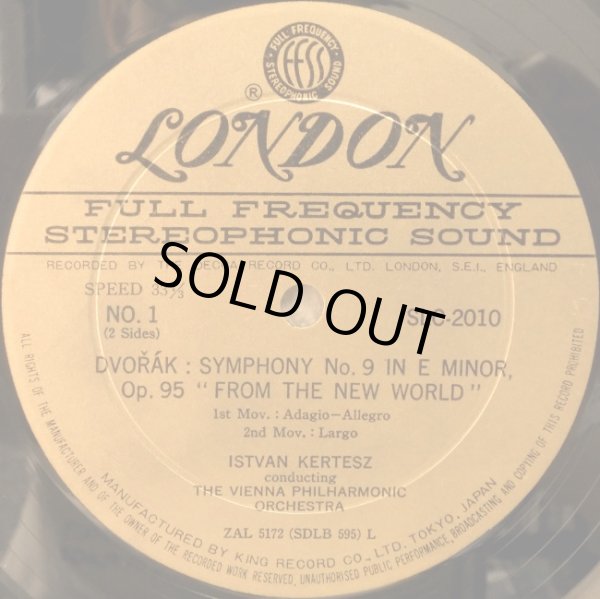 画像2: LONDON ケルテス＆ウィーンPO/ドヴォルザーク 交響曲第9番「新世界より」