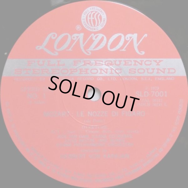 画像2: LONDON [4LP] カラヤン＆VPO/モーツァルト 歌劇「フィガロの結婚」（全曲）