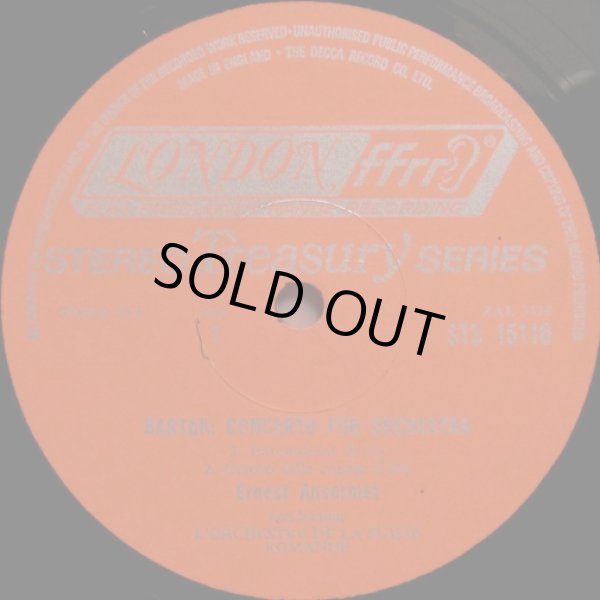 画像2: 米LONDON [英DECCAプレス, バラ2枚セット] アンセルメ/バルトーク 管弦楽のための協奏曲, 弦チェレ&ベートーヴェン 大フーガ