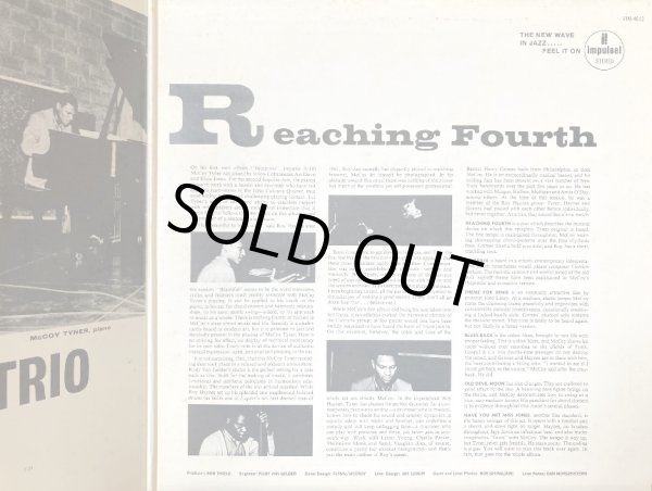 画像6: IMPULSE(MCA) マッコイ・タイナー・トリオ／REACHING FOURTH