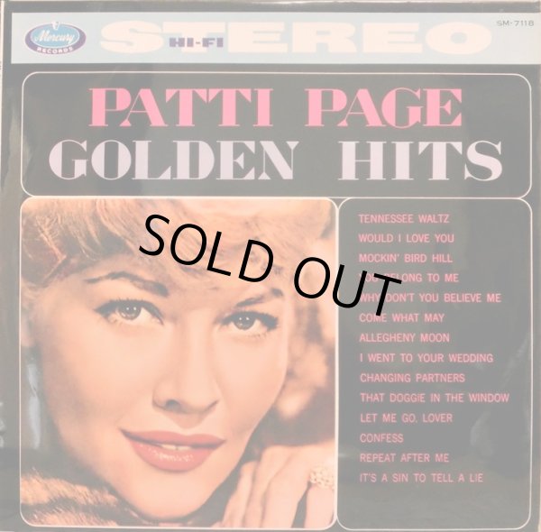 画像1: Mercury “PATTI PAGE GOLDEN HITS/パティ・ペイジのすべて”