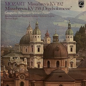 画像: 蘭PHILIPS ケーゲル/モーツァルト ミサ・ブレヴィス