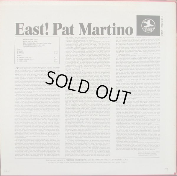 画像3: パット・マルティーノ PAT MARTINO／EAST!