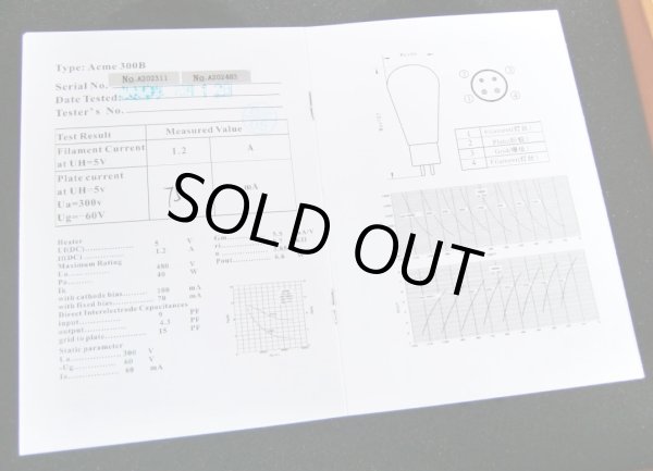 画像7: [新古品] PSVANE プスヴァン／Acme 300B 真空管（ペア、2本）