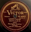 画像3: [SP盤] VICTOR ストコフスキー＆フィラデルフィア管／ビゼー「カルメン」〜アラゴネーズ, 前奏曲