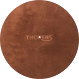 画像: THORENS トーレンス／Platter Mat Leater Brown　ターンテーブルマット