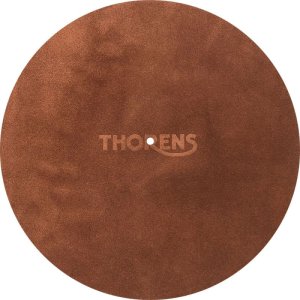画像: THORENS トーレンス／Platter Mat Leater Brown　ターンテーブルマット