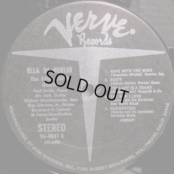 画像2: 米Verve エラ・フィッツジェラルド／Ella in Berlin〜MACK THE KNIFE