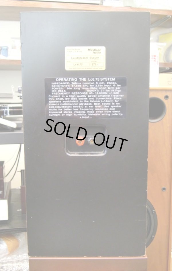 画像14: [中古アイテム] 展示品 Westlake Audio ウェストレイク・オーディオ／LC6.75F 現行モデル　スピーカー・システム（ペア）
