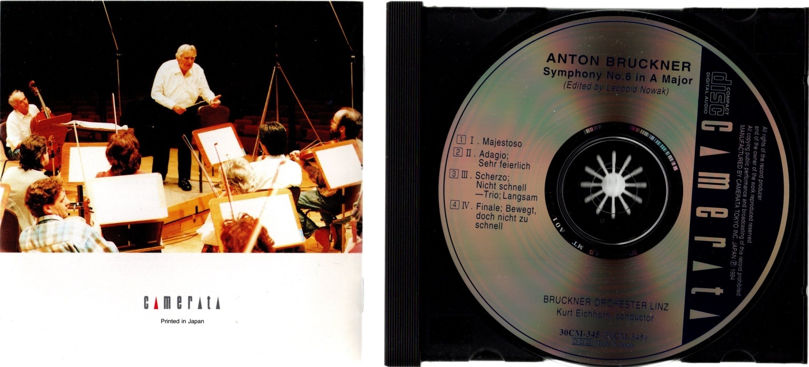 中古CD] CAMERATA アイヒホルン＆リンツ・ブルックナー管弦楽団