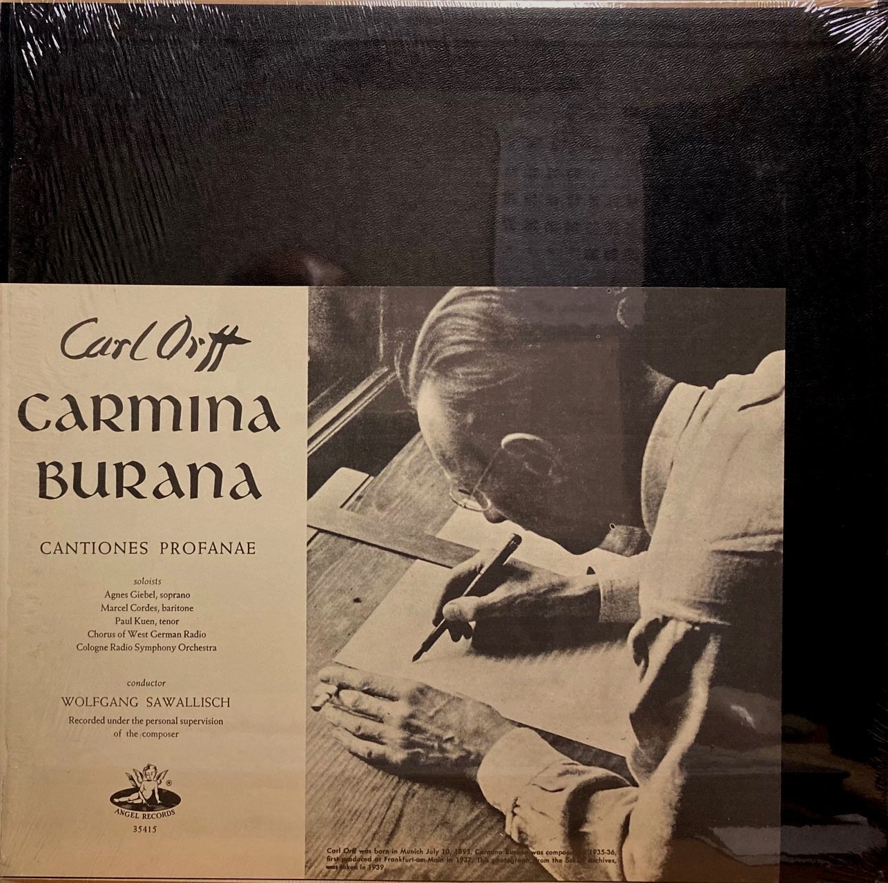 画像3: 米ANGEL サヴァリッシュ/オルフ「カルミナ・ブラーナ」